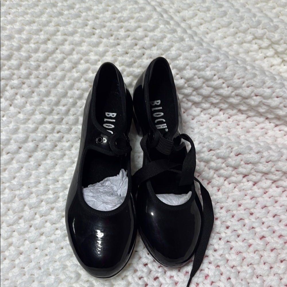 Bloch Women's Black Tap Dancing Flats